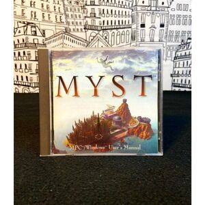 MYST Windows User Manual The Surrealistic Adventure PC Game 1994 CD-ROM